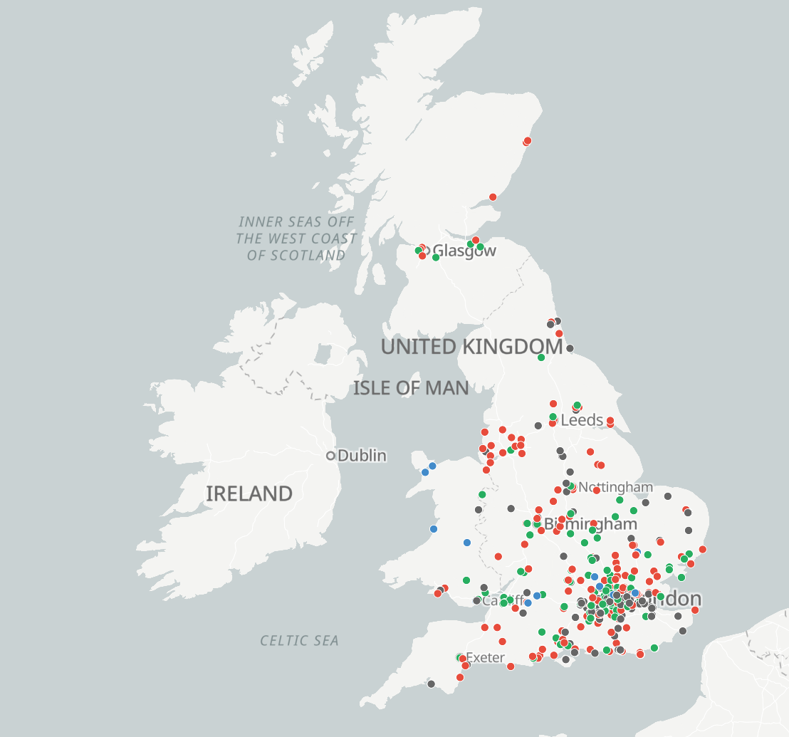 Esf Map ESF Fire & Security Systems | ESF Technologies (UK)